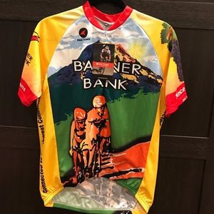 Men’s Pactimo Shiftgear cycling shirt ~ size Med